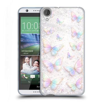 Силиконовый чехол на HTC Desire 820 с принтом женский