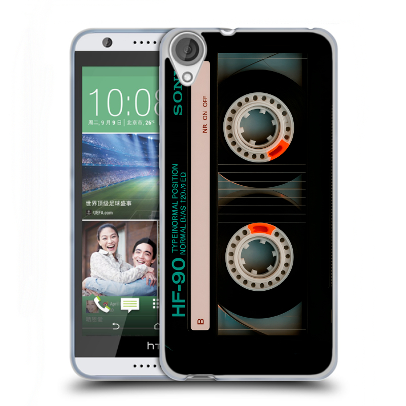 Силиконовый чехол на HTC Desire 820 с принтом Кассета Силиконовый чехол на HTC Desire 820 с принтом Кассета
