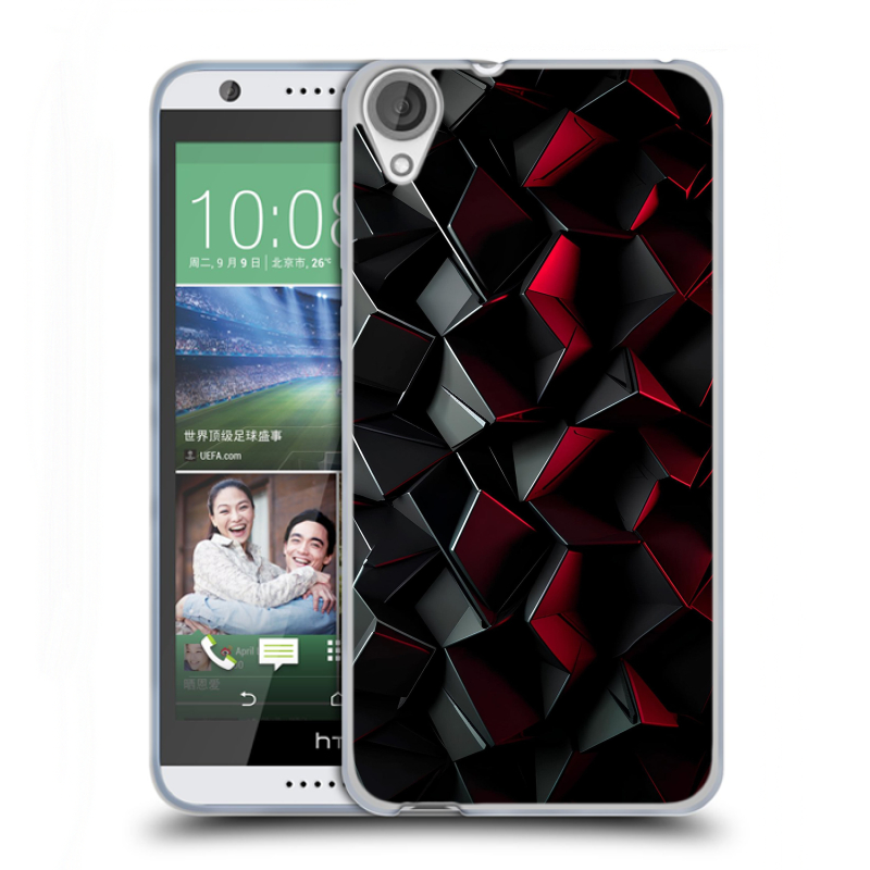 Силиконовый чехол на HTC Desire 820 с принтом Абстракция Силиконовый чехол на HTC Desire 820 с принтом Абстракция