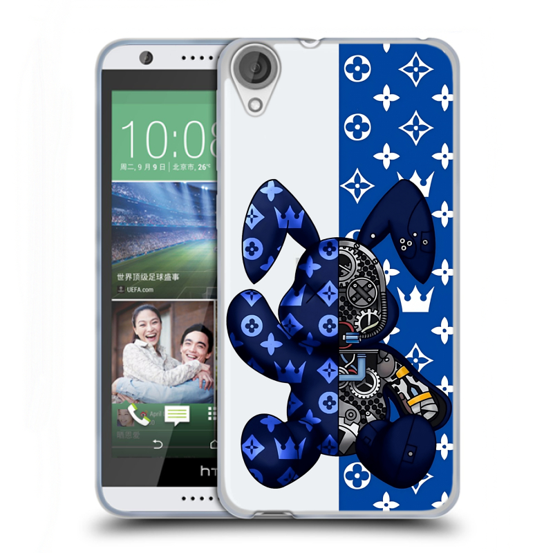 Силиконовый чехол на HTC Desire 820 с принтом Луи робот Силиконовый чехол на HTC Desire 820 с принтом Луи робот