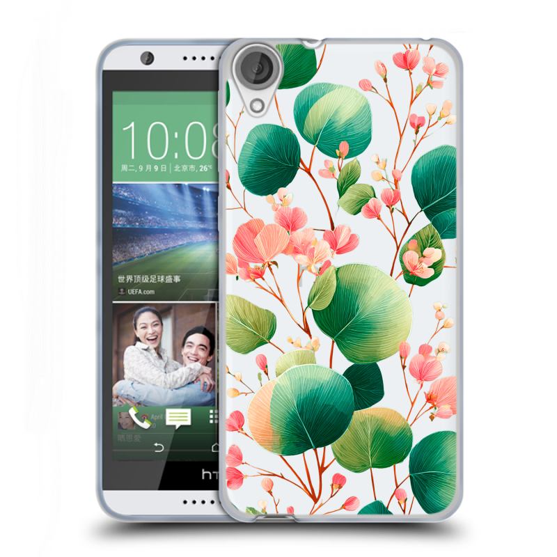 Силиконовый чехол на HTC Desire 820 с принтом женский Силиконовый чехол на HTC Desire 820 с принтом женский