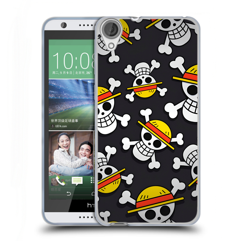 Силиконовый чехол на HTC Desire 820 с принтом One Piece Ван Пис