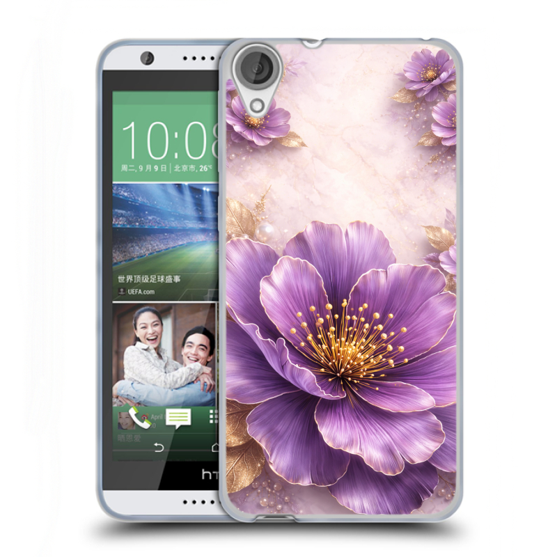 Силиконовый чехол на HTC Desire 820 с принтом женский Силиконовый чехол на HTC Desire 820 с принтом женский