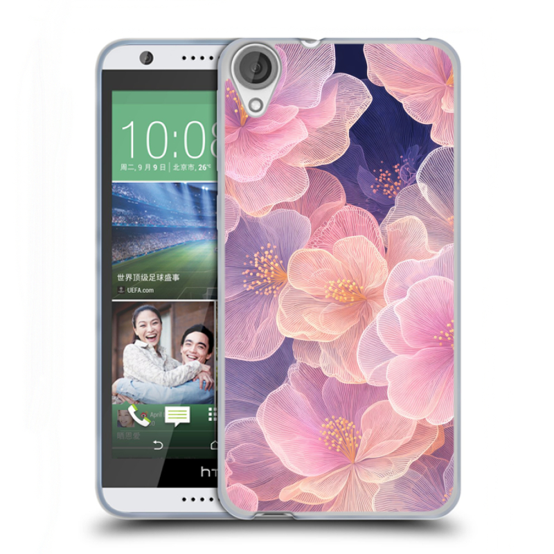Силиконовый чехол на HTC Desire 820 с принтом женский Силиконовый чехол на HTC Desire 820 с принтом женский