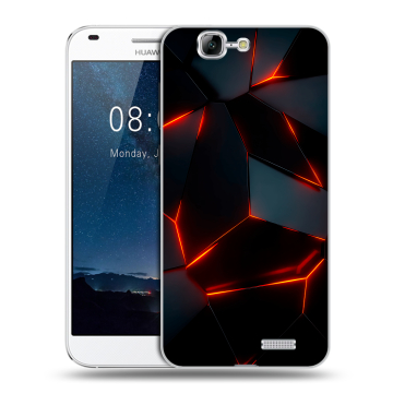 Силиконовый чехол на Huawei Ascend G7 с принтом Яркие абстракции Силиконовый чехол на Huawei Ascend G7 с принтом Яркие абстракции