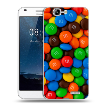 Силиконовый чехол на Huawei Ascend G7 с принтом Конфеты Силиконовый чехол на Huawei Ascend G7 с принтом Конфеты