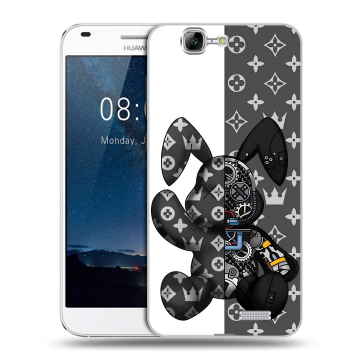 Силиконовый чехол на Huawei Ascend G7 с принтом Луи робот Силиконовый чехол на Huawei Ascend G7 с принтом Луи робот