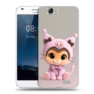 Силиконовый чехол на Huawei Ascend G7 с принтом Куроми Kuromi Силиконовый чехол на Huawei Ascend G7 с принтом Куроми Kuromi