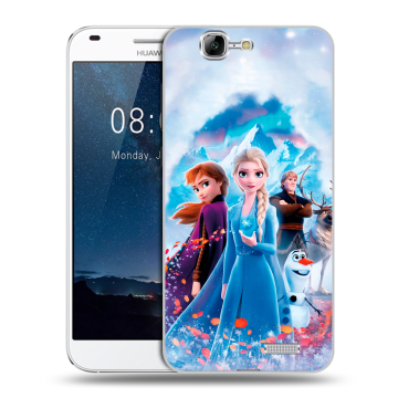 Силиконовый чехол на Huawei Ascend G7 с принтом Холодное сердце Frozen Силиконовый чехол на Huawei Ascend G7 с принтом Холодное сердце Frozen