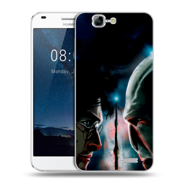 Силиконовый чехол на Huawei Ascend G7 с принтом Гарри Поттер Harry Potter