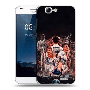 Силиконовый чехол на Huawei Ascend G7 с принтом Реал Роналдо Real Ronaldo Силиконовый чехол на Huawei Ascend G7 с принтом Реал Роналдо Real Ronaldo