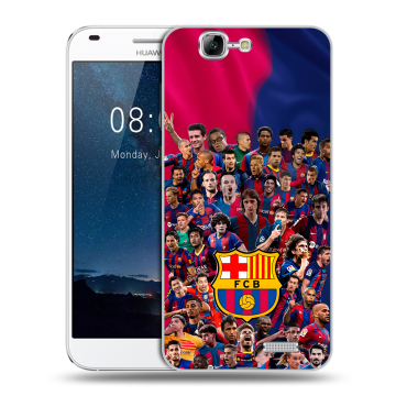 Силиконовый чехол на Huawei Ascend G7 с принтом Барселона Barcelona Силиконовый чехол на Huawei Ascend G7 с принтом Барселона Barcelona