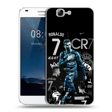 Силиконовый чехол на Huawei Ascend G7 с принтом Реал Роналдо Силиконовый чехол на Huawei Ascend G7 с принтом Реал Роналдо