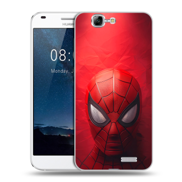 Силиконовый чехол на Huawei Ascend G7 с принтом Spiderman Человек паук Силиконовый чехол на Huawei Ascend G7 с принтом Spiderman Человек паук