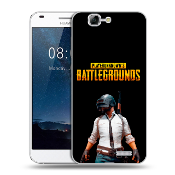 Силиконовый чехол на Huawei Ascend G7 с принтом PUGB ПАГБ Силиконовый чехол на Huawei Ascend G7 с принтом PUGB ПАГБ