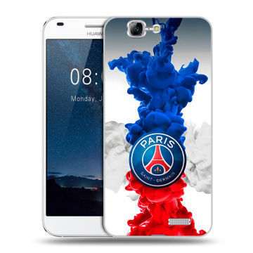 Силиконовый чехол на Huawei Ascend G7 с принтом PSG ПСЖ