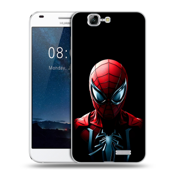 Силиконовый чехол на Huawei Ascend G7 с принтом Spiderman Человек паук Силиконовый чехол на Huawei Ascend G7 с принтом Spiderman Человек паук