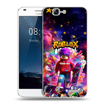 Силиконовый чехол на Huawei Ascend G7 с принтом Roblox Роблокс Силиконовый чехол на Huawei Ascend G7 с принтом Roblox Роблокс