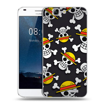Силиконовый чехол на Huawei Ascend G7 с принтом One Piece Ван Пис