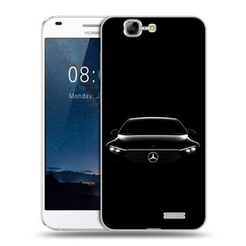 Силиконовый чехол на Huawei Ascend G7 с принтом Mercedes Мерседес Силиконовый чехол на Huawei Ascend G7 с принтом Mercedes Мерседес