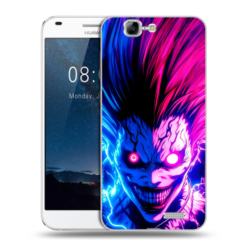 Силиконовый чехол на Huawei Ascend G7 с принтом Death note Тетрадь смерти