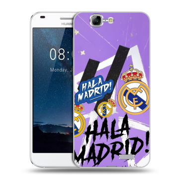 Силиконовый чехол на Huawei Ascend G7 с принтом Real Madrid Реал Мадрид Силиконовый чехол на Huawei Ascend G7 с принтом Real Madrid Реал Мадрид