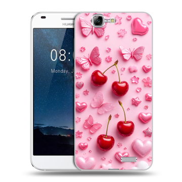 Силиконовый чехол на Huawei Ascend G7 с принтом для девочек Силиконовый чехол на Huawei Ascend G7 с принтом для девочек