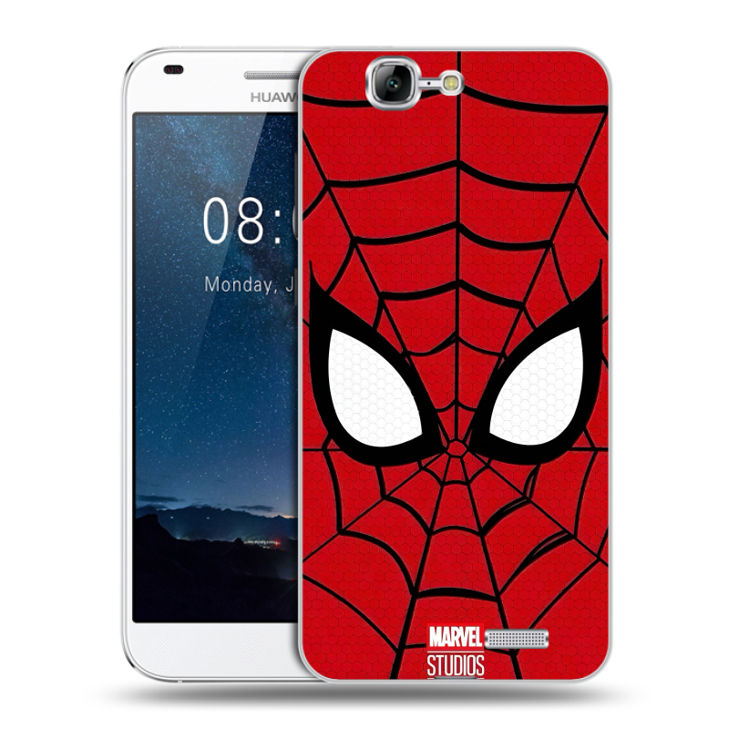 Силиконовый чехол на Huawei Ascend G7 с принтом человек паук spiderman Силиконовый чехол на Huawei Ascend G7 с принтом человек паук spiderman