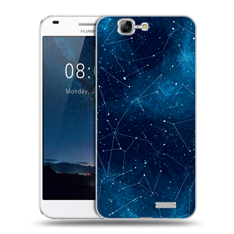 Пластиковый чехол на Huawei Ascend G7 с принтом Космос звезды Пластиковый чехол на Huawei Ascend G7 с принтом Космос звезды