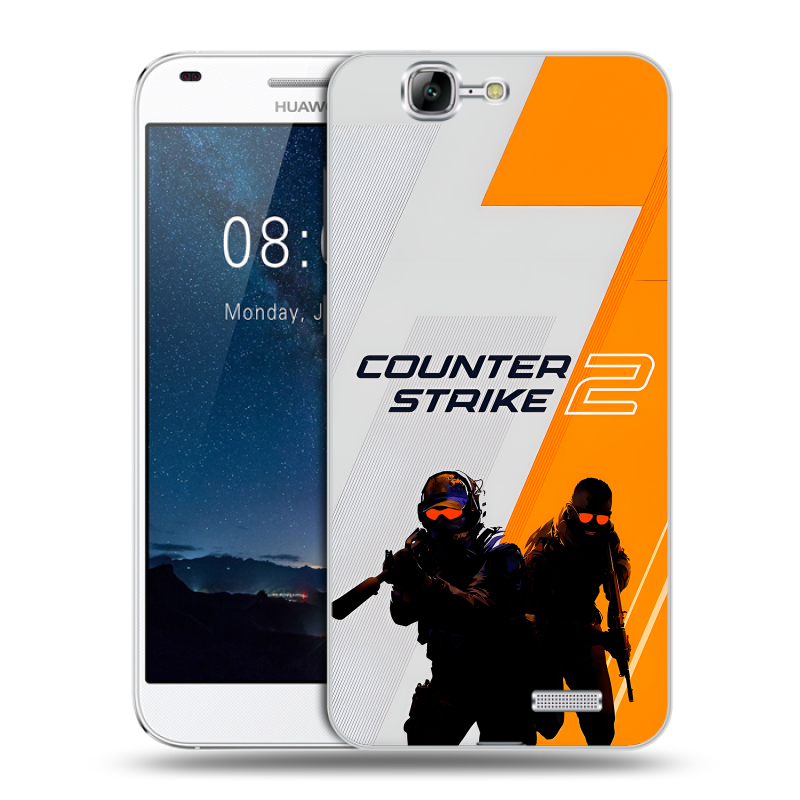 Силиконовый чехол на Huawei Ascend G7 с принтом Counter Strike Силиконовый чехол на Huawei Ascend G7 с принтом Counter Strike