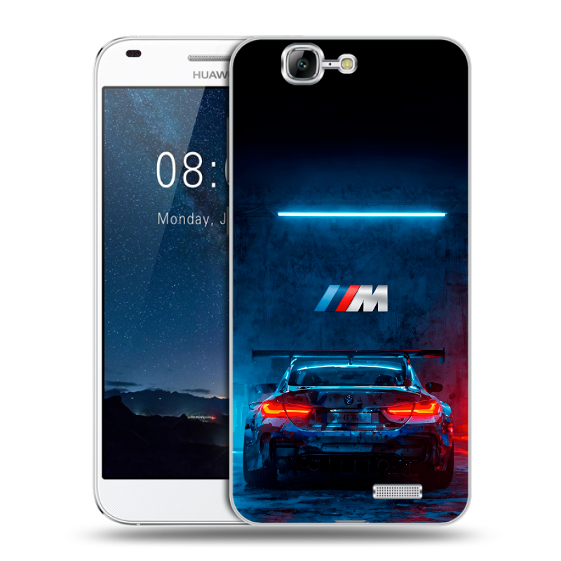Пластиковый чехол на Huawei Ascend G7 с принтом BMW БМВ Пластиковый чехол на Huawei Ascend G7 с принтом BMW БМВ