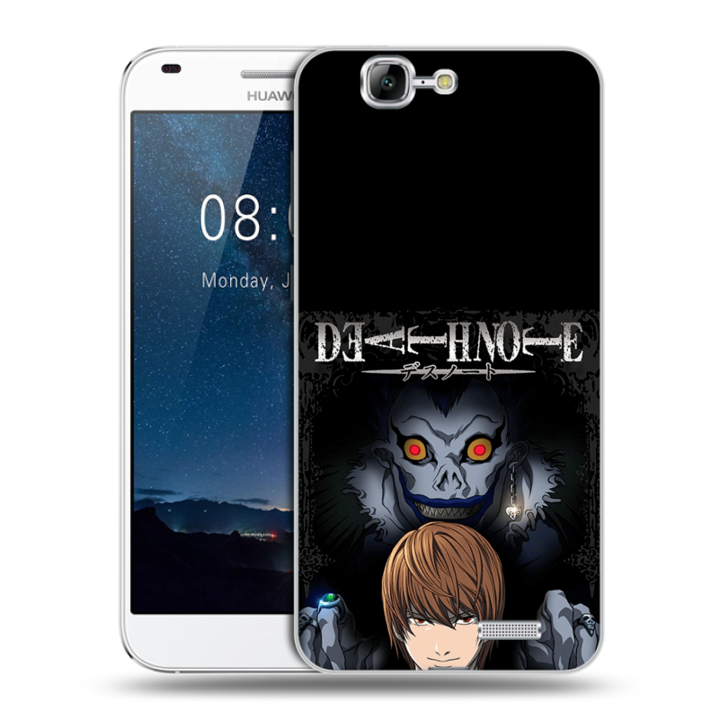 Пластиковый чехол на Huawei Ascend G7 с принтом Death note Тетрадь смерти Пластиковый чехол на Huawei Ascend G7 с принтом Death note Тетрадь смерти