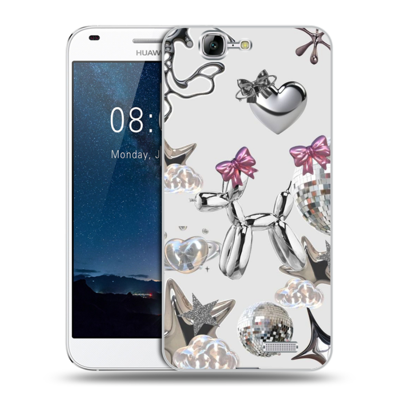 Пластиковый чехол на Huawei Ascend G7 с принтом Y2K Пластиковый чехол на Huawei Ascend G7 с принтом Y2K