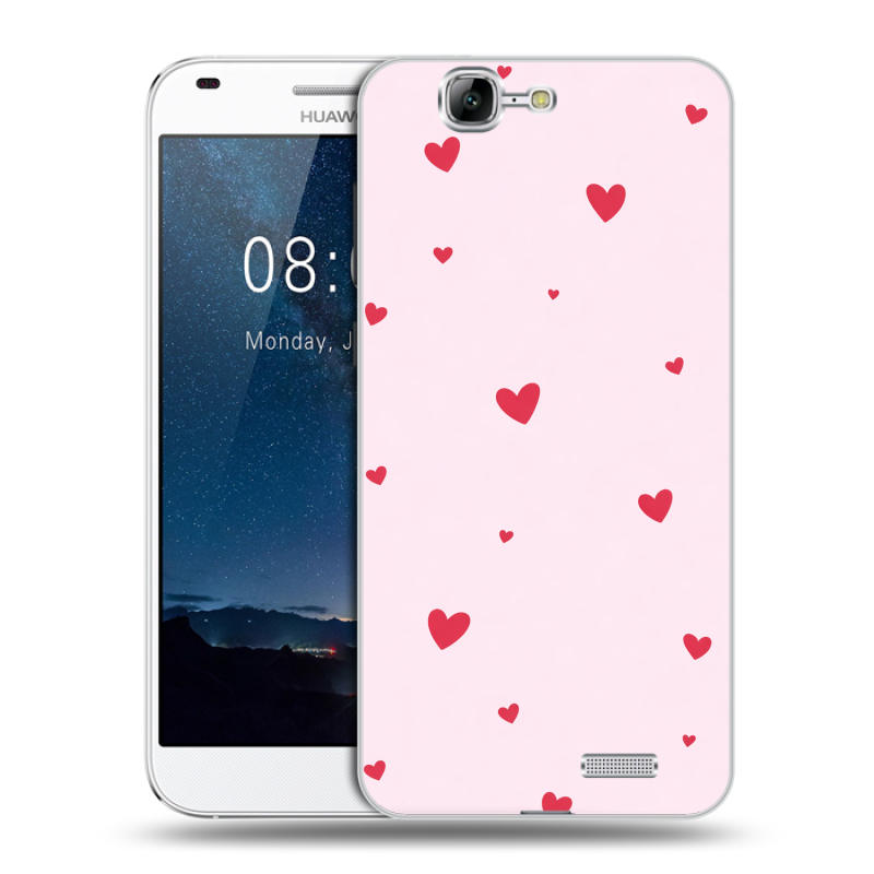 Пластиковый чехол на Huawei Ascend G7 с принтом для девочек Пластиковый чехол на Huawei Ascend G7 с принтом для девочек