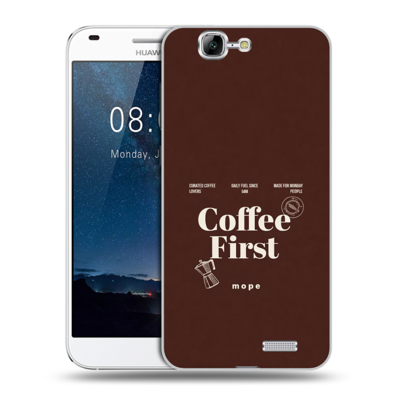 Силиконовый чехол на Huawei Ascend G7 с принтом женский Силиконовый чехол на Huawei Ascend G7 с принтом женский