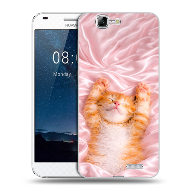 Силиконовый чехол на Huawei Ascend G7 с принтом женский Силиконовый чехол на Huawei Ascend G7 с принтом женский