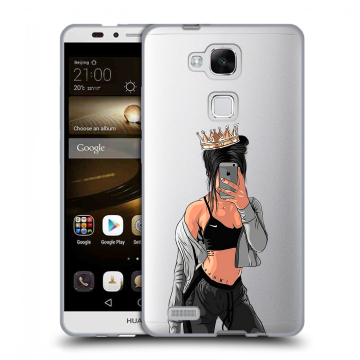Пластиковый чехол на Huawei Ascend Mate 7 с принтом Женские принты