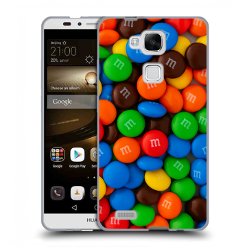 Пластиковый чехол на Huawei Ascend Mate 7 с принтом Конфеты