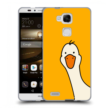 Пластиковый чехол на Huawei Ascend Mate 7 с принтом Утка Пластиковый чехол на Huawei Ascend Mate 7 с принтом Утка
