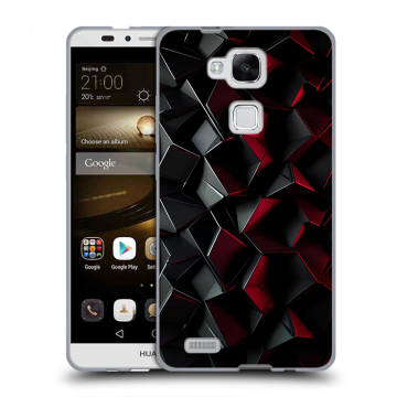 Пластиковый чехол на Huawei Ascend Mate 7 с принтом Абстракция