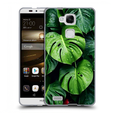 Пластиковый чехол на Huawei Ascend Mate 7 с принтом Листья Пластиковый чехол на Huawei Ascend Mate 7 с принтом Листья
