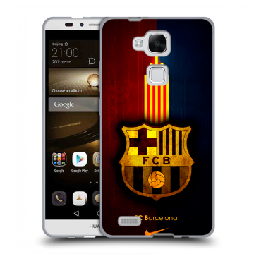 Пластиковый чехол на Huawei Ascend Mate 7 с принтом Барселона Barcelona