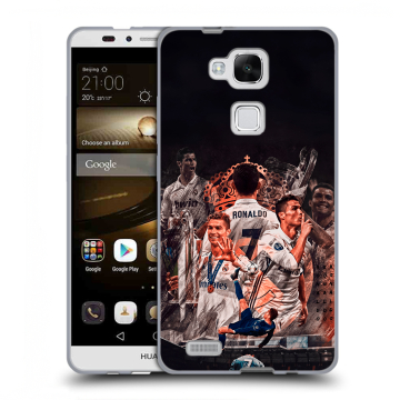 Пластиковый чехол на Huawei Ascend Mate 7 с принтом Реал Роналдо Real Ronaldo