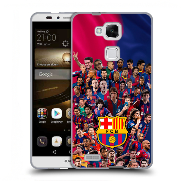 Пластиковый чехол на Huawei Ascend Mate 7 с принтом Барселона Barcelona