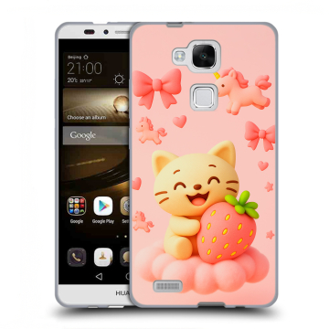 Пластиковый чехол на Huawei Ascend Mate 7 с принтом для девочек