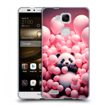 Пластиковый чехол на Huawei Ascend Mate 7 с принтом Панда Пластиковый чехол на Huawei Ascend Mate 7 с принтом Панда