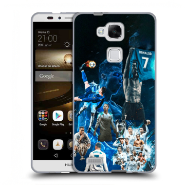 Пластиковый чехол на Huawei Ascend Mate 7 с принтом Реал Роналдо