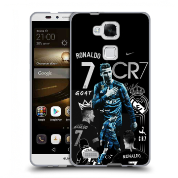 Пластиковый чехол на Huawei Ascend Mate 7 с принтом Реал Роналдо