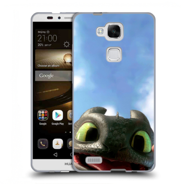 Пластиковый чехол на Huawei Ascend Mate 7 с принтом Как приручить дракона