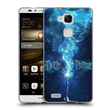 Пластиковый чехол на Huawei Ascend Mate 7 с принтом Harry Potter Гарри Поттер